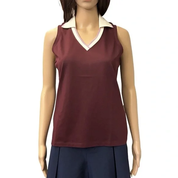 Ralph Lauren RLX Tailored Fit Sleeveless Polo Shirt Top Womens Size XS - NWT $98 - Picture 1 of 15